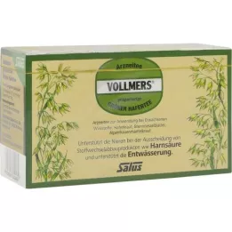 VOLLMERS Torebka filtracyjna z gotową zieloną herbatą owsianą, 15 szt