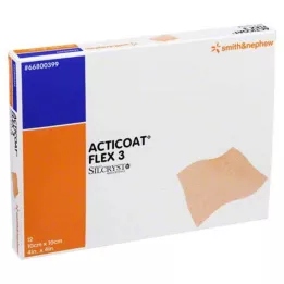ACTICOAT Opatrunek Flex 3 10x10 cm, 12 szt