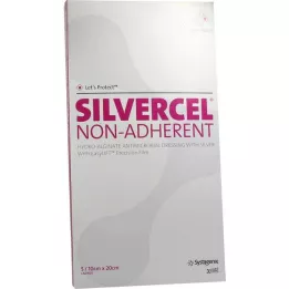 SILVERCEL kompresy nieprzylegające 10x20 cm, 5 szt