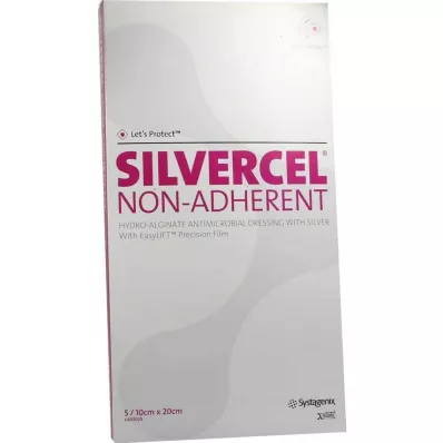 SILVERCEL kompresy nieprzylegające 10x20 cm, 5 szt