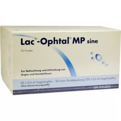LAC OPHTAL MP sine krople do oczu, 120 x 0,6 ml