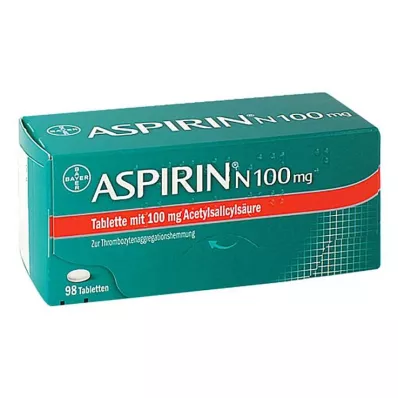 ASPIRIN N tabletki 100 mg, 98 szt ASPIRIN N tabletki 100 mg, 98 szt