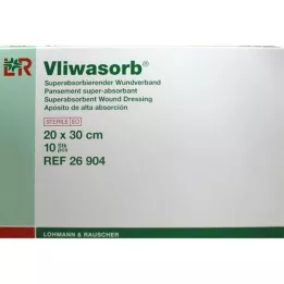 VLIWASORB superabsorb.absorb.comp.sterile 20x30 cm, 10 szt