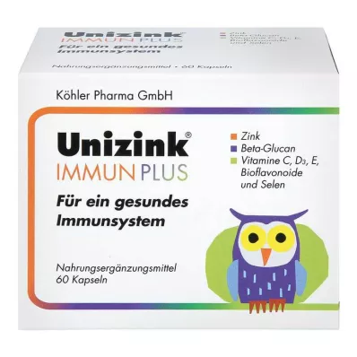 UNIZINK Kapsułki Immune Plus, 1 x 60 kapsułek