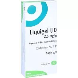 LIQUIGEL UD 2,5 mg/g żelu do oczu w pojemniku jednodawkowym, 30X0,5 g