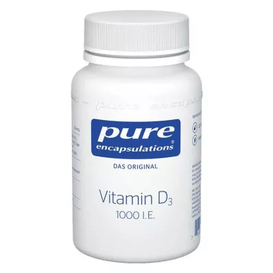 PURE ENCAPSULATIONS Witamina D3 1000 j.m. w kapsułkach, 120 kapsułek