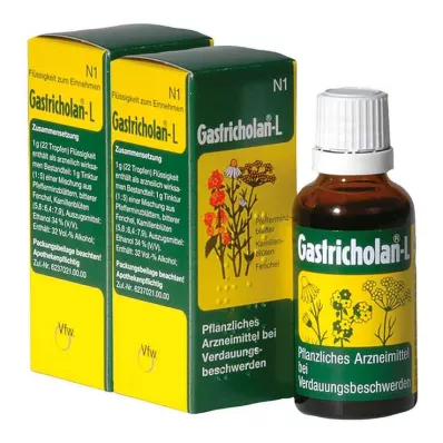 GASTRICHOLAN-L Płyn doustny, 2 x 50 ml