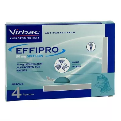 EFFIPRO 50 mg roztwór dla kotów, 4 szt EFFIPRO 50 mg roztwór dla kotów, 4 szt