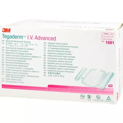 Tegaderm 3M i.v.Tynk zaawansowany .7x8cm 1681, 100 szt