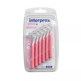 INTERPROX szczoteczka międzyzębowa plus nano pink, 6 szt