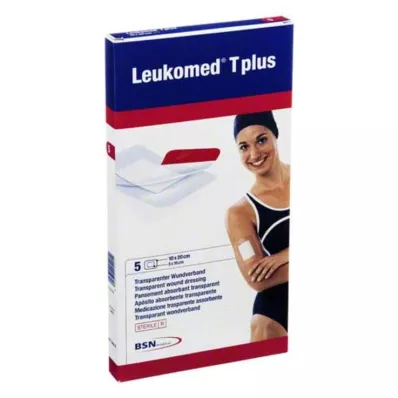 Leukomed transp.plus sterylne plastry 10x20 cm, 5 sztuk Leukomed transp.plus sterylne plastry 10x20 cm, 5 sztuk