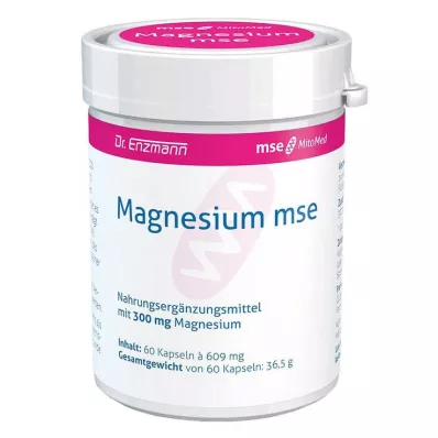 MAGNESIUM MSE Kapsułki, 60 szt MAGNESIUM MSE Kapsułki, 60 szt