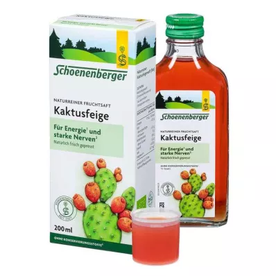 KAKTUSFEIGE Organiczny sok Schoenenberger, 200 ml
