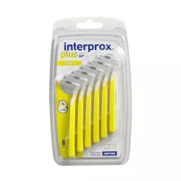INTERPROX plus mini żółta szczoteczka międzyzębowa, 6 szt