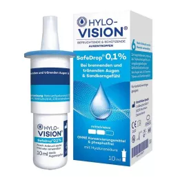 HYLO-VISION SafeDrop 0,1% krople do oczu, 10 ml