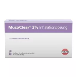 MUCOCLEAR 3% roztwór inhalacyjny NaCl, 20 x 4 ml
