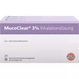 MUCOCLEAR 3% roztwór inhalacyjny NaCl, 60 x 4 ml