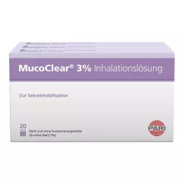 MUCOCLEAR 3% roztwór inhalacyjny NaCl, 60 x 4 ml