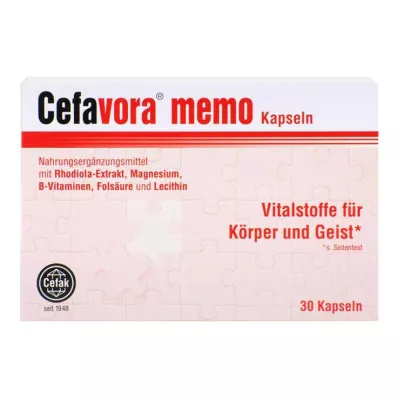CEFAVORA miękkie kapsułki żelatynowe memo, 30 szt