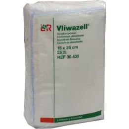 VLIWAZELL Kompresy chłonne niesterylne 15x25 cm, 25 szt