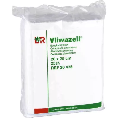 VLIWAZELL Kompresy chłonne niesterylne 20x25 cm, 25 szt VLIWAZELL Kompresy chłonne niesterylne 20x25 cm, 25 szt