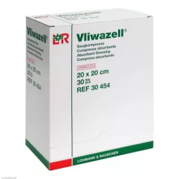 VLIWAZELL Kompresy chłonne sterylne 20x20 cm, 30 szt