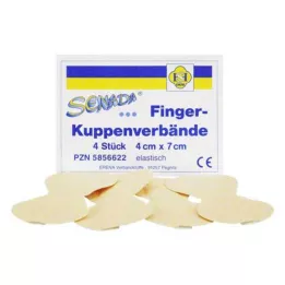 SENADA Opatrunek na palec 4x7 cm, 4 szt