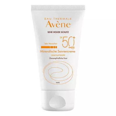 AVENE Krem przeciwsłoneczny SPF 50+ mineralny, 50 ml