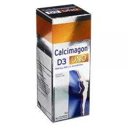 CALCIMAGON Tabletki do żucia D3 Uno, 90 szt