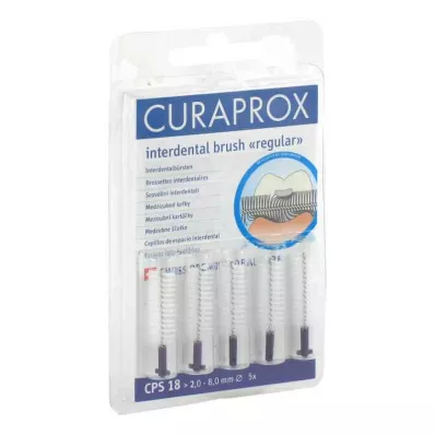 CURAPROX CPS 18 opasek międzyzębowych 2-8 mm, 5 szt
