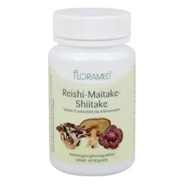 REISHI-MAITAKE-Kapsułki Shitake dobre dla zdrowych komórek, 60 szt