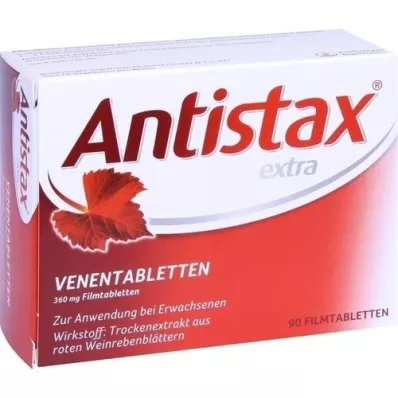 ANTISTAX dodatkowe tabletki żylne, 90 szt