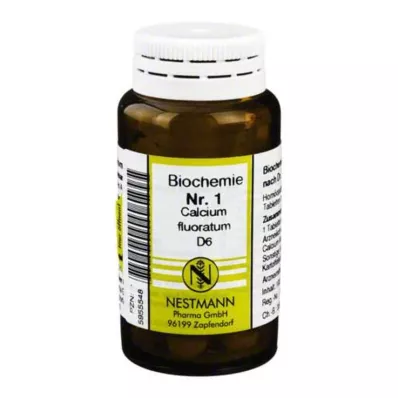 BIOCHEMIE 1 Calcium fluoratum D 6 tabletek, 100 szt