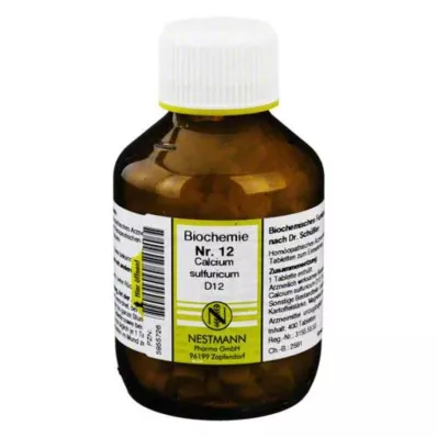 BIOCHEMIE Calcium sulphuricum D 12 tabletek, 400 szt