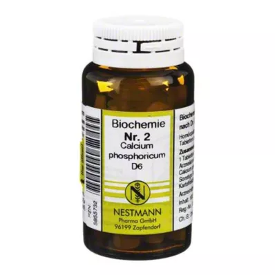 BIOCHEMIE 2 Calcium phosphoricum D 6 tabletek, 100 szt BIOCHEMIE 2 Calcium phosphoricum D 6 tabletek, 100 szt