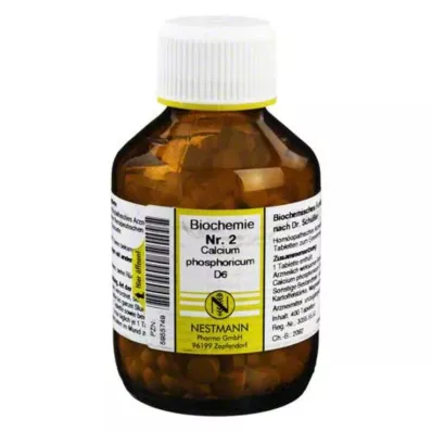 BIOCHEMIE 2 tabletki Calcium phosphoricum D 6, 400 szt BIOCHEMIE 2 tabletki Calcium phosphoricum D 6, 400 szt