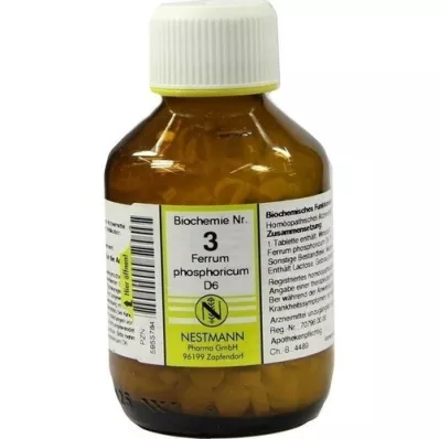 BIOCHEMIE 3 Ferrum phosphoricum D 6 tabletek, 400 szt