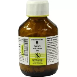 BIOCHEMIE 6 tabletek Kalium sulphuricum D 6, 400 szt
