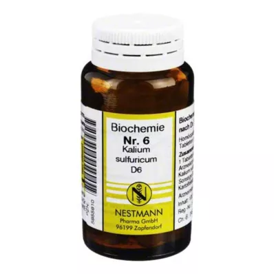 BIOCHEMIE 6 tabletek Kalium sulphuricum D 6, 100 szt BIOCHEMIE 6 tabletek Kalium sulphuricum D 6, 100 szt