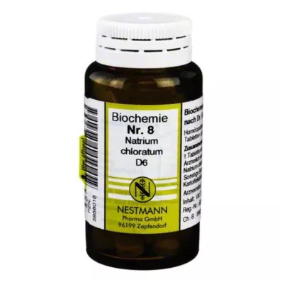 BIOCHEMIE 8 Natrium chloratum D 6 tabletek, 100 szt