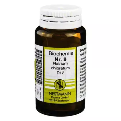 BIOCHEMIE 8 Natrium chloratum D 12 tabletek, 100 szt