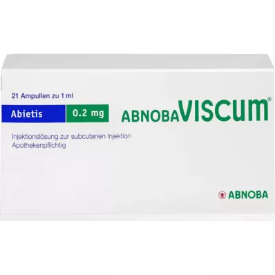 ABNOBAVISCUM Ampułki Abietis 0,2 mg, 21 szt
