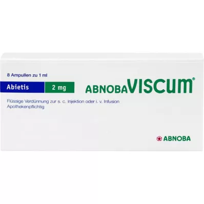 ABNOBAVISCUM Ampułki Abietis 2 mg, 8 szt