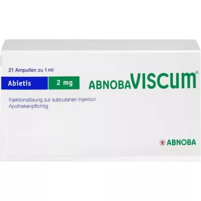 ABNOBAVISCUM Ampułki Abietis 2 mg, 21 szt