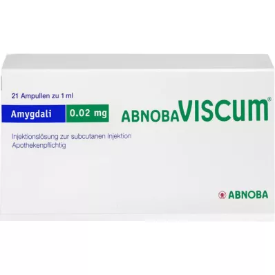 ABNOBAVISCUM Ampułki Amygdali 0,02 mg, 21 szt