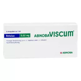 ABNOBAVISCUM Ampułki Betulae 0,02 mg, 8 szt