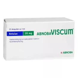 ABNOBAVISCUM Ampułki Betulae 20 mg, 21 szt