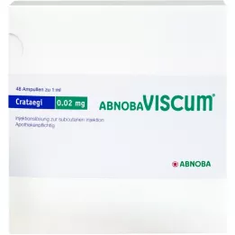 ABNOBAVISCUM Ampułki Crataegi 0,02 mg, 48 szt