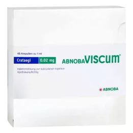 ABNOBAVISCUM Ampułki Crataegi 0,02 mg, 48 szt