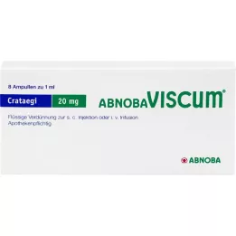 ABNOBAVISCUM Ampułki Crataegi 20 mg, 8 szt